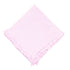Solid Essentials Ruffle Blanket - Pink with Pink Trim - Magnolia BabyReceiving Blanket