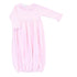 Magnolia Baby_Solid Essentials Ruffle Gathered Gown - Pink with Pink Trim_1