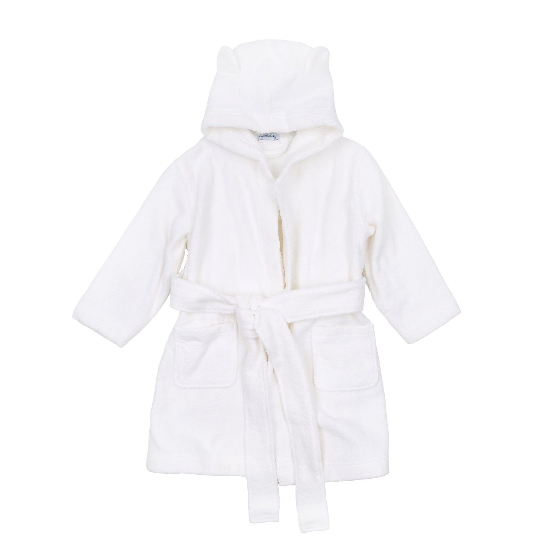 Solid Essentials White Bathrobe - Magnolia BabyBathrobe