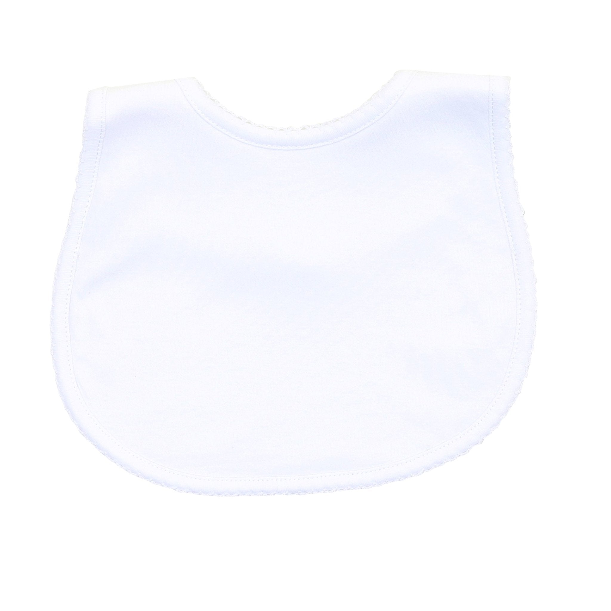 Solid Essentials White Bib - Magnolia BabyBib