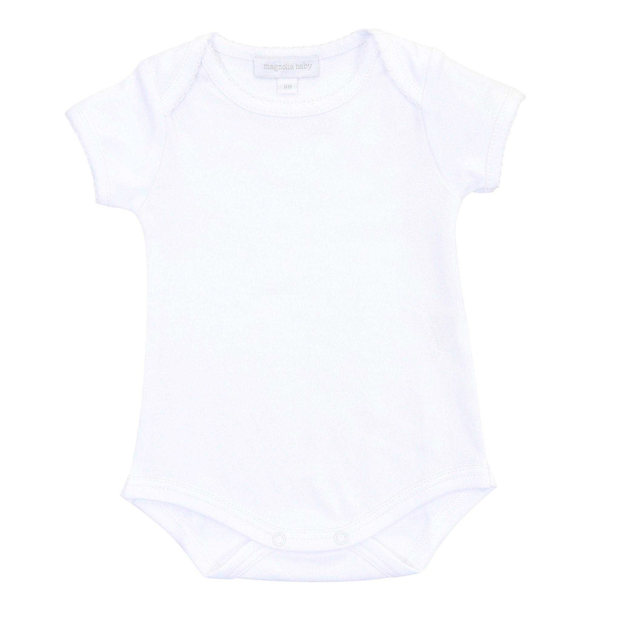 Solid Essentials White Bodysuit - Magnolia BabyBodysuit