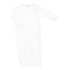 Solid Essentials White Lap Gown - Magnolia BabyGown