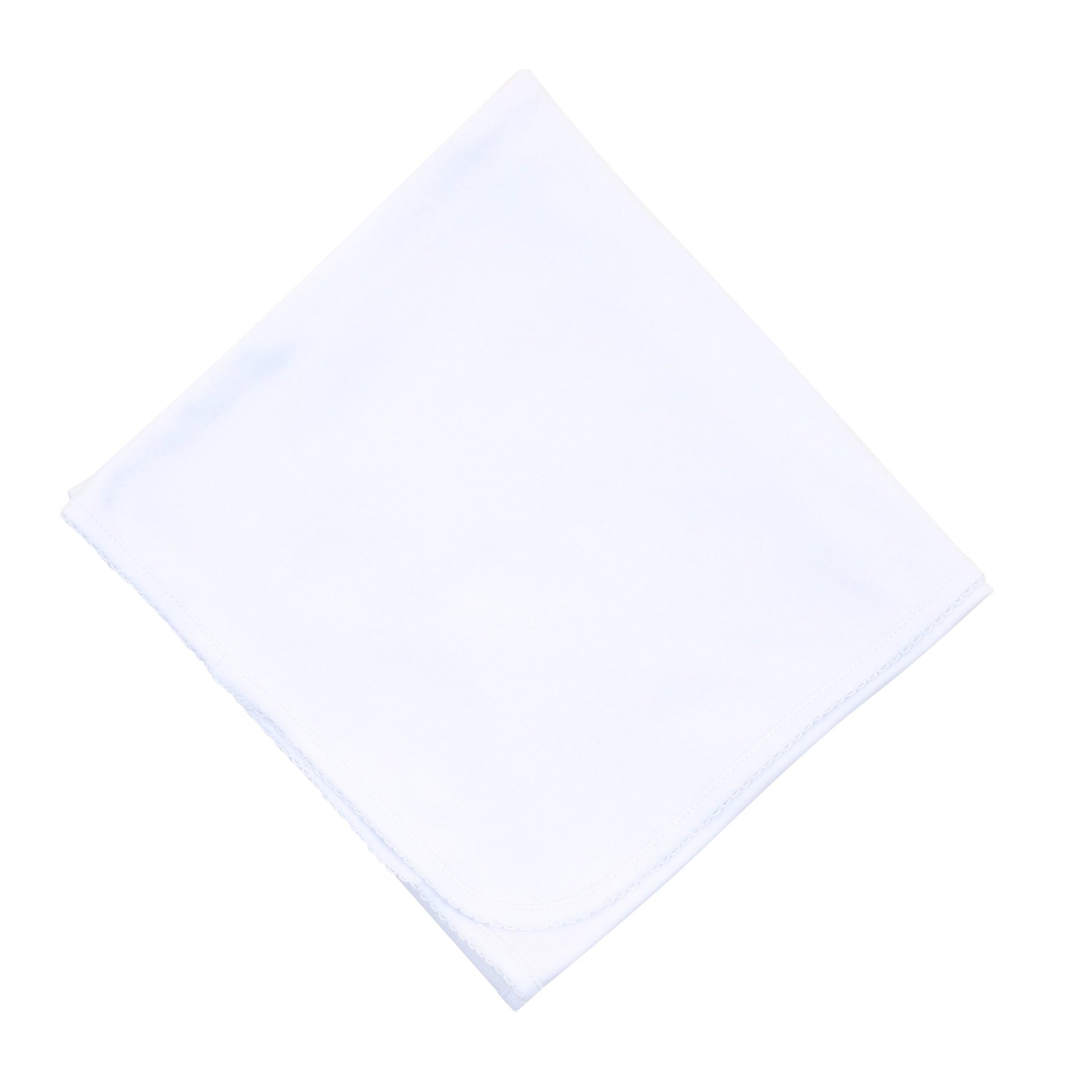 Solid Essentials White Receiving Blanket - Magnolia BabyReceiving Blanket