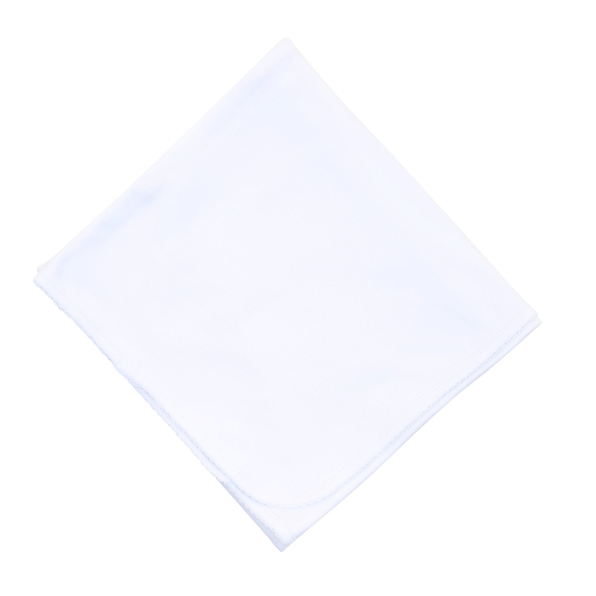 Solid Essentials White Receiving Blanket - Magnolia BabyReceiving Blanket