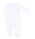 Solid Essentials White Ruffle Footie - Magnolia BabyFootie