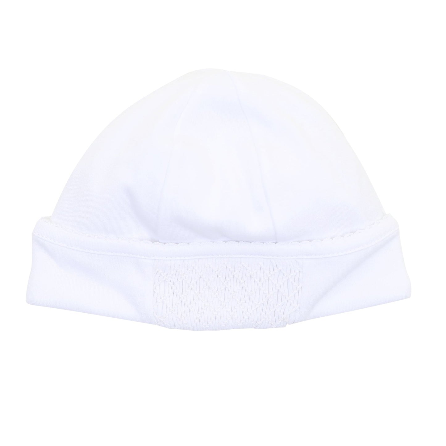 Solid Essentials White Smocked Hat - Magnolia BabyHat