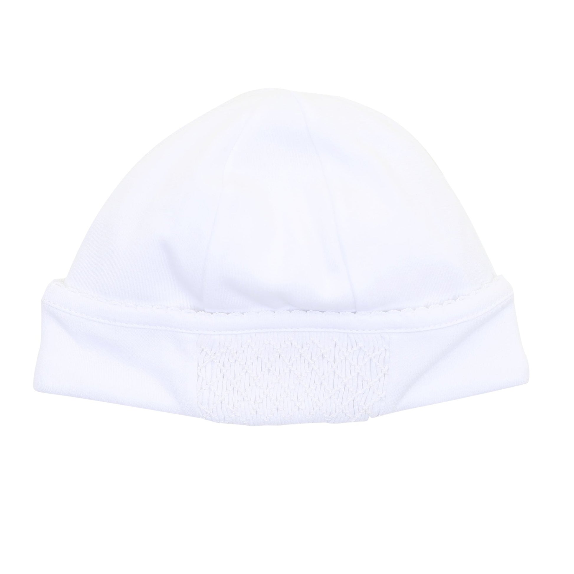 Solid Essentials White Smocked Hat - Magnolia BabyHat