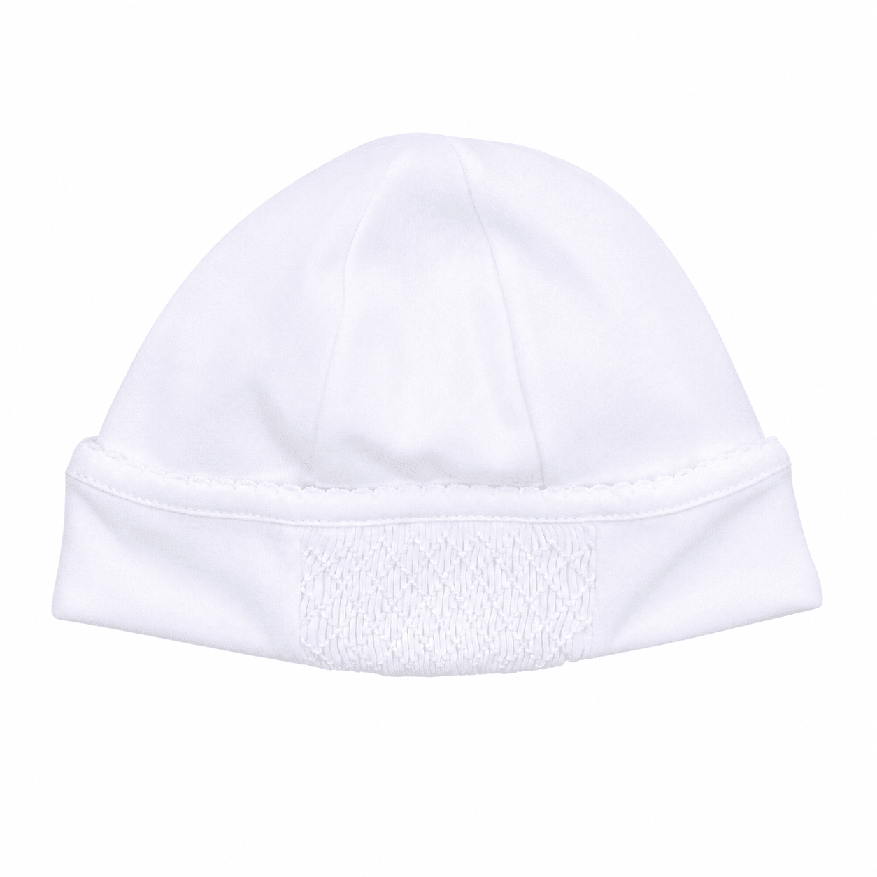 Solid Essentials White Smocked Hat - Magnolia BabyHat