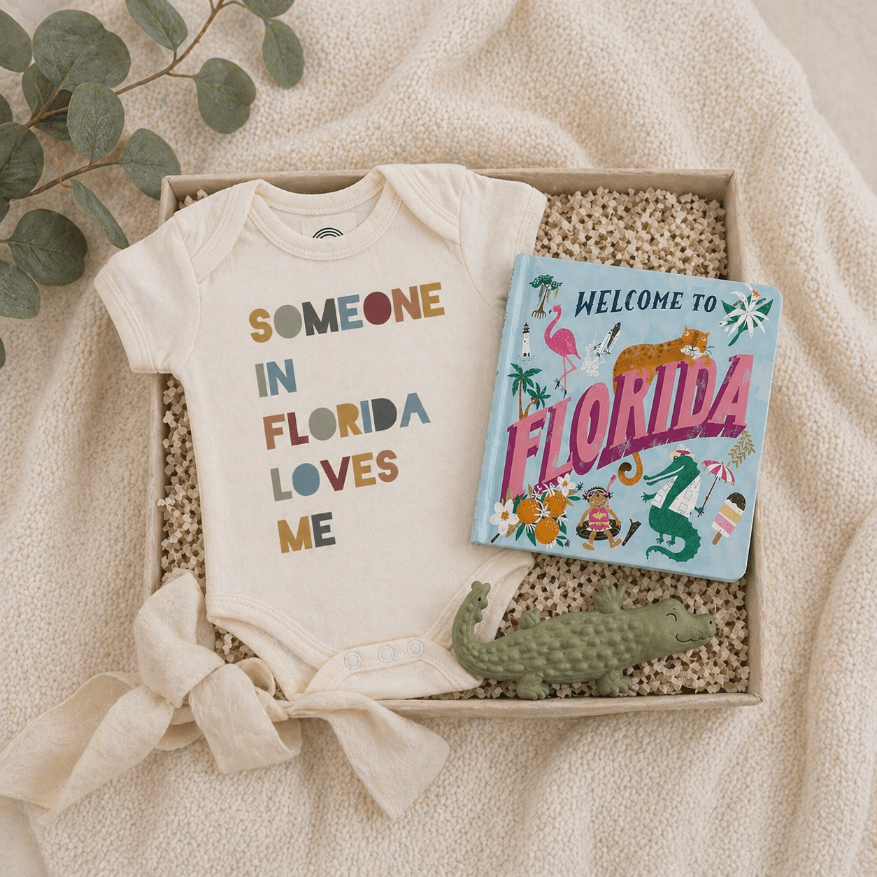Someone in Florida Loves Me Gift Set - Magnolia BabyBaby Gift Set