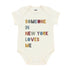 Someone in NY Loves Me New York Baby Gifts Cotton Onesie - Magnolia BabyBodysuit