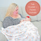 Somewhere Over The Rainbow Swaddle Blanket - Magnolia BabySwaddle Blanket