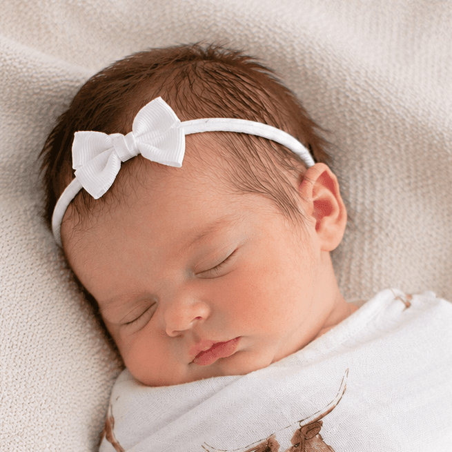 Beyond Creations, LLC_Sophia Baby Headband - White_1