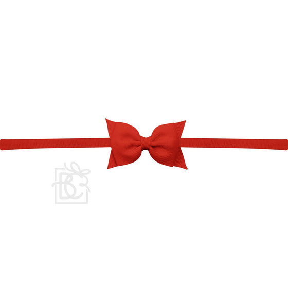 Sophia Baby Headband with Bow - Red - Magnolia BabyHeadband