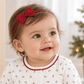 Beyond Creations, LLC_Sophia Baby Headband with Grosgrain Bow - Cranberry_2