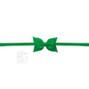 Sophia Baby Headband with Grosgrain Bow - Emerald - Magnolia BabyHeadband
