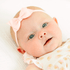 Sophia Baby Headband with Grosgrain Bow - Light Pink - Magnolia BabyHeadband