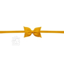  Sophia Baby Headband with Grosgrain Bow - Old Gold - Magnolia BabyHeadband