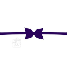  Sophia Baby Headband with Grosgrain Bow - Purple - Magnolia BabyHeadband