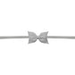 Sophia Headband with Grosgrain Bow - Grey - Magnolia BabyHeadband