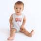 Sound the Alarm Applique Sleeveless Bubble - Magnolia BabyBubble