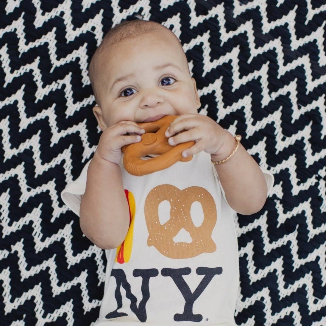 Sourdough Sonny  Pretzel Baby Teether - Magnolia BabyTeether