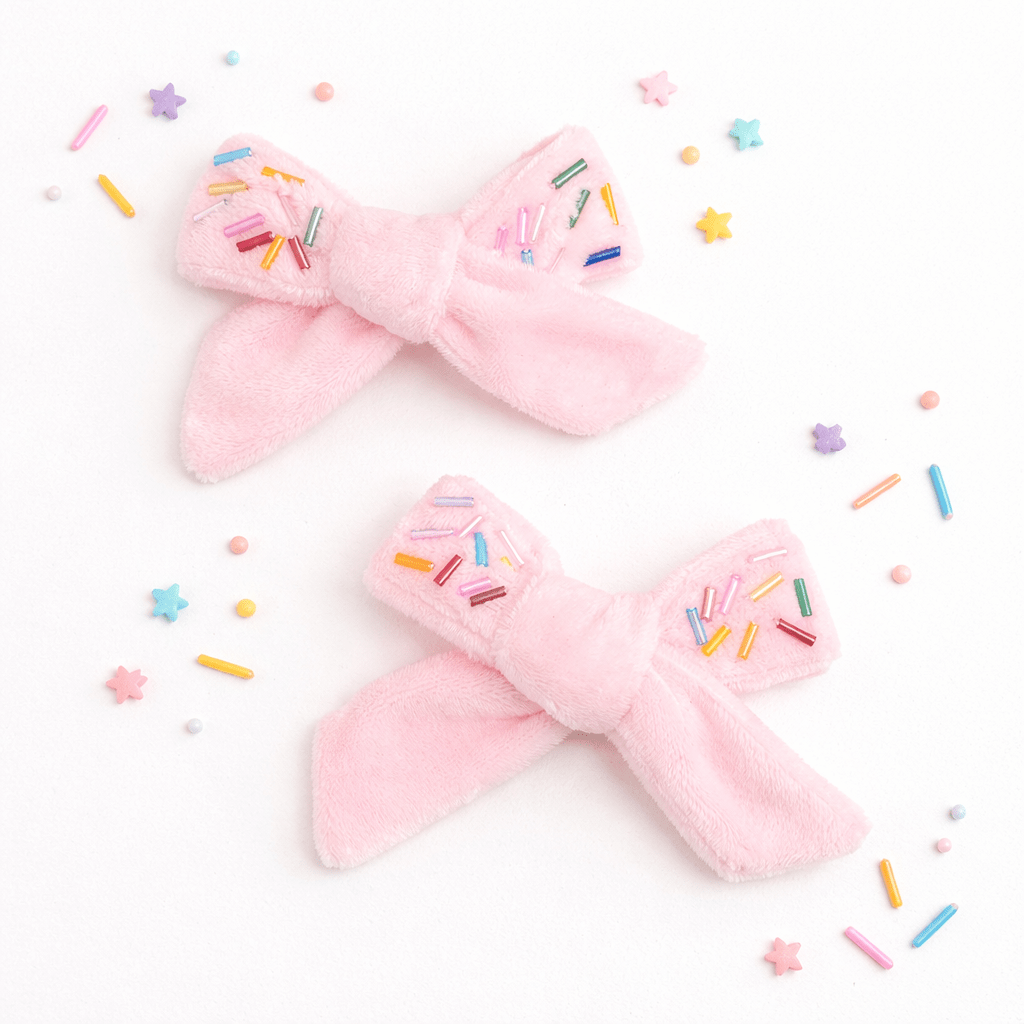 Sprinkle Bow Hair Clip Set - Magnolia BabyHair Clips