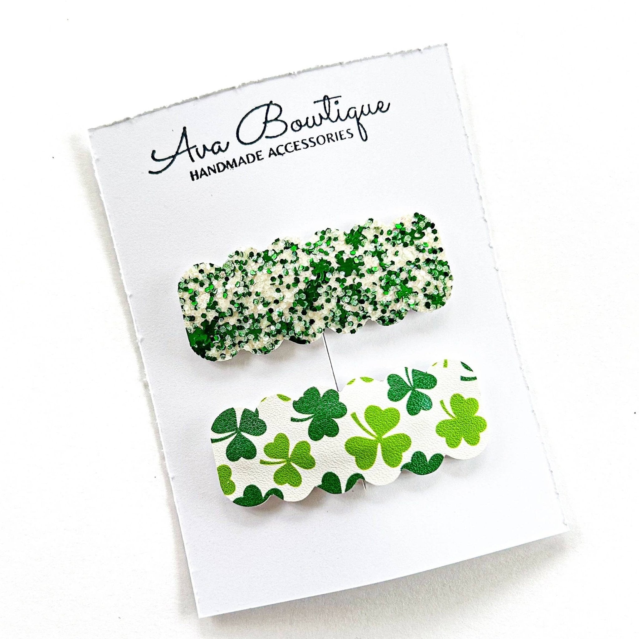 St. Patrick’s Day Snap Clips - Girls St. Patrick’s Day Hair Accessories - Magnolia BabyHair Clip