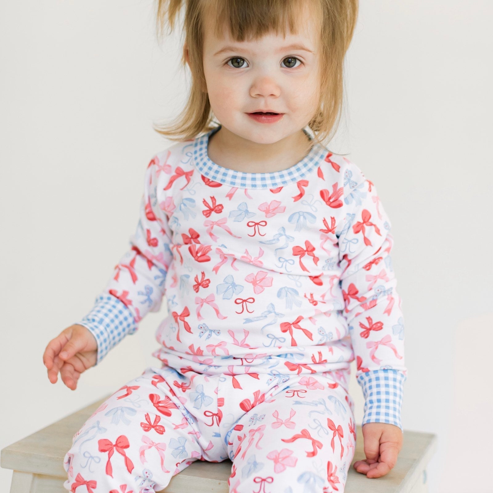 Star Spangled Darling Long Pajamas - Magnolia BabyLong Pajamas