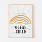 Stay Wild Ocean Child Art Print - Magnolia BabyWall Art