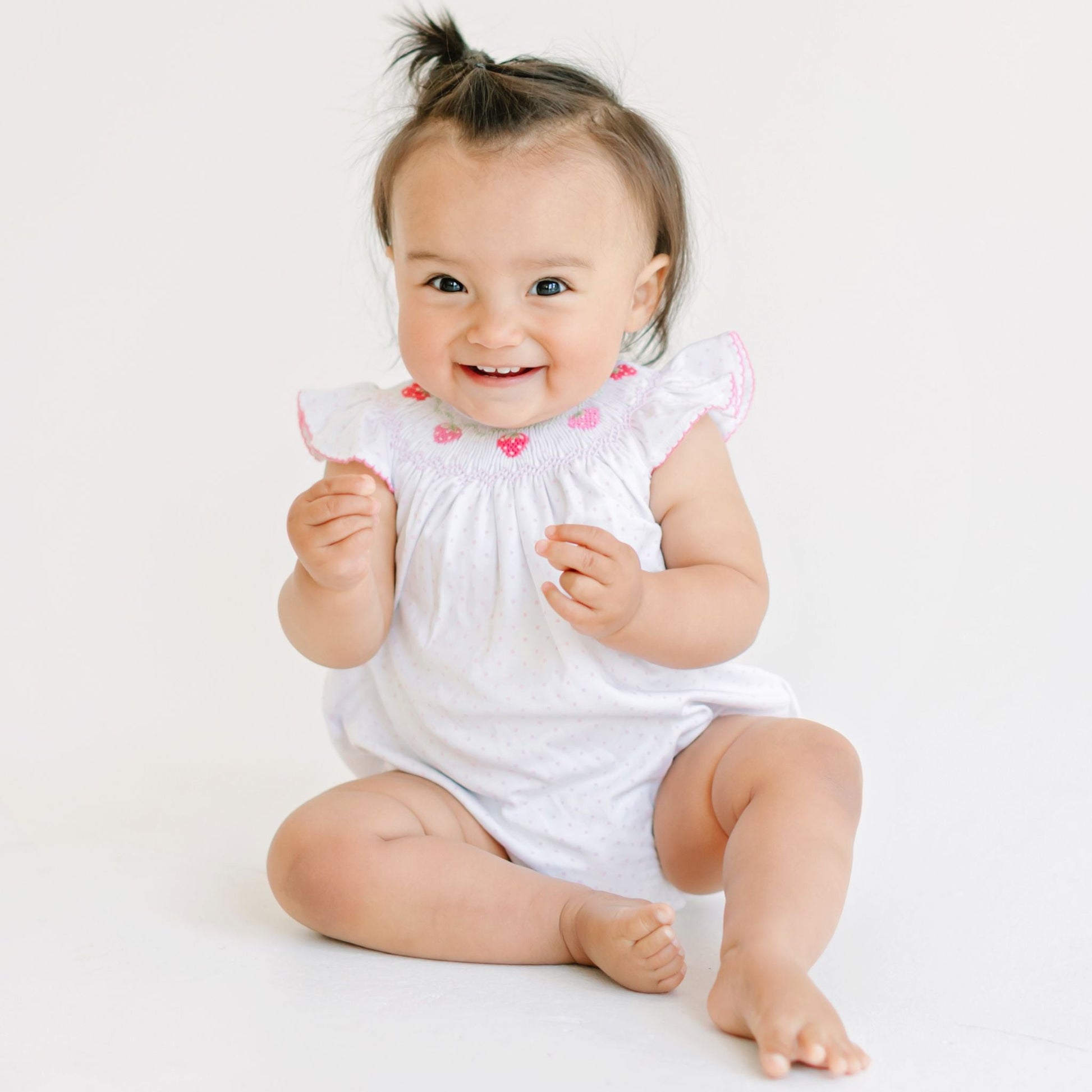 Strawberry Patch Bishop Bubble - Magnolia BabyBubble