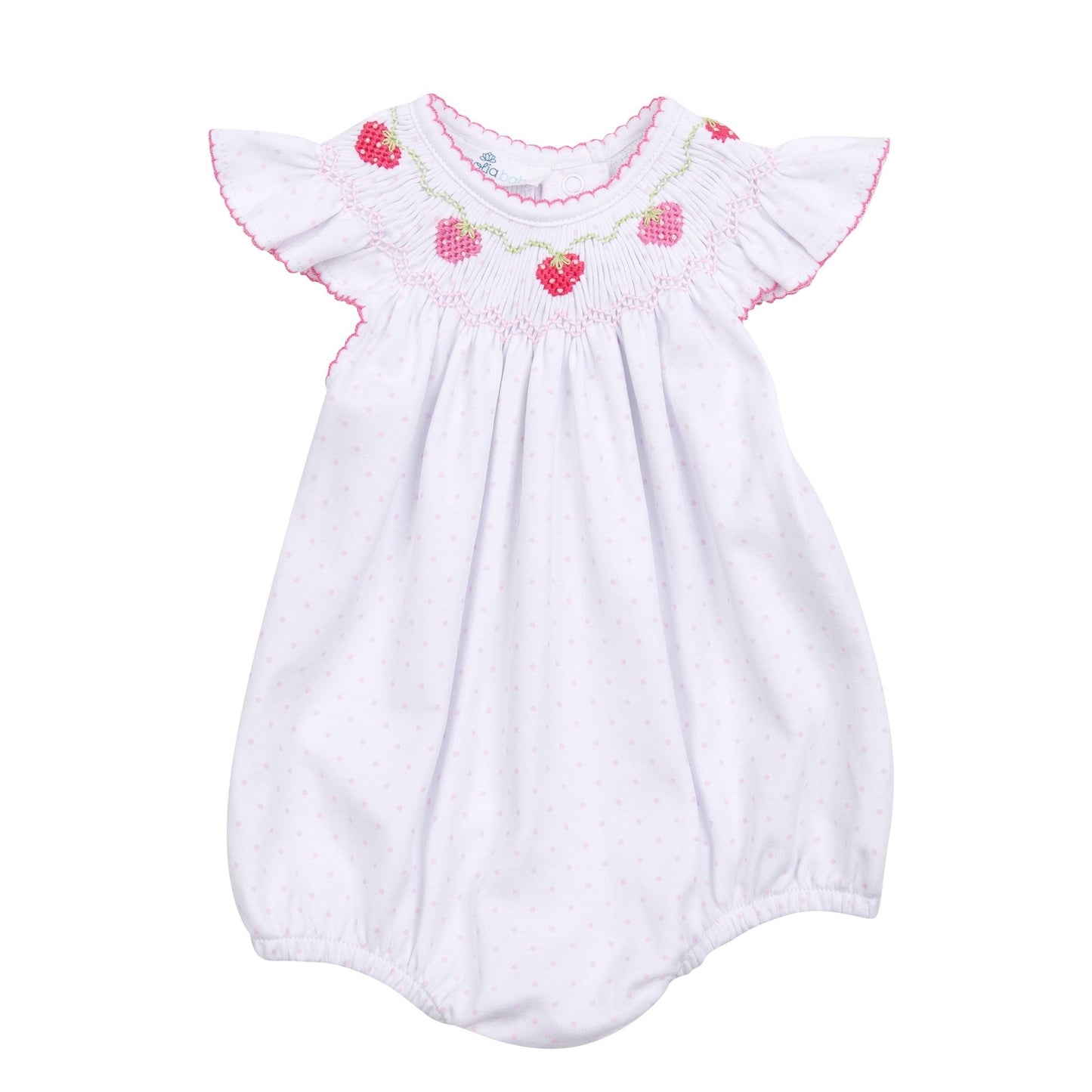 Strawberry Patch Bishop Bubble - Magnolia BabyBubble