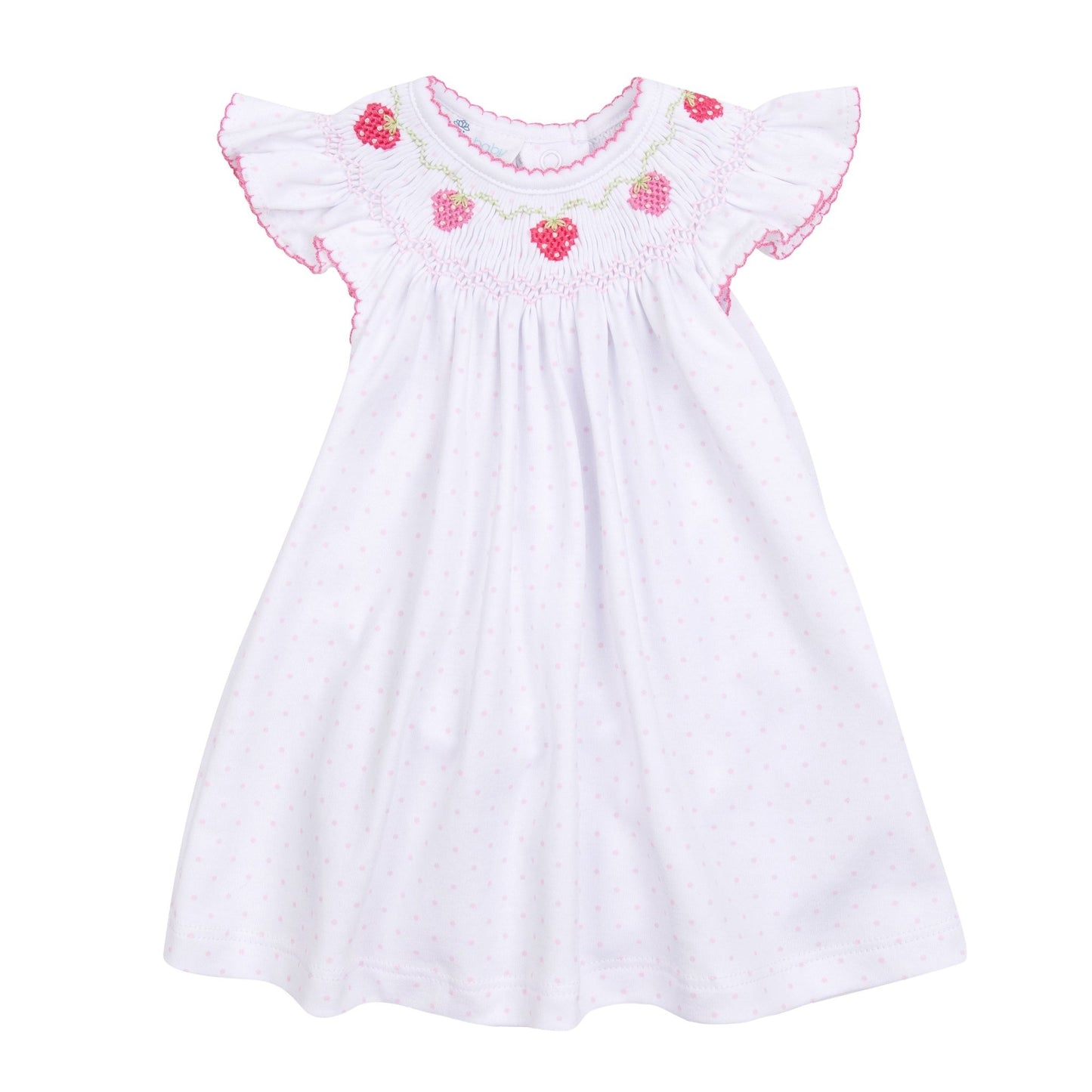 Strawberry Patch Bishop Dress - Magnolia BabyDress