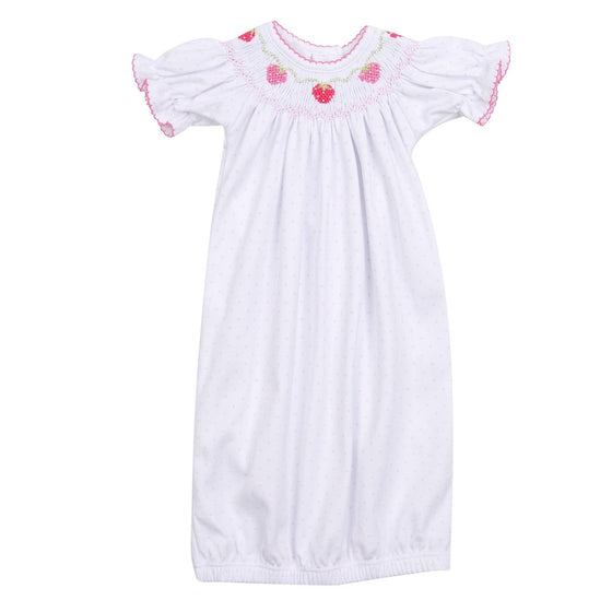 Strawberry Patch Bishop Gown - Magnolia BabyGown