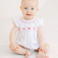 Strawberry Patch Smocked Bubble - Magnolia BabyBubble