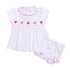 Strawberry Patch Smocked Diaper Cover Set - Magnolia BabyDiaper Cover