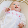 Strawberry Patch Smocked Footie - Magnolia BabyFootie