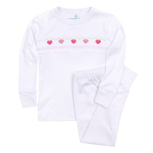  Strawberry Patch Smocked Long Pajamas - Magnolia BabyLong Pajamas