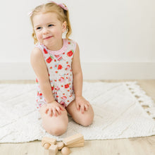  Strawberry Treats Ruffle Sleeveless Toddler Bubble - Magnolia BabyBubble