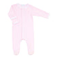 Striped Footie - Pink - Magnolia BabyFootie