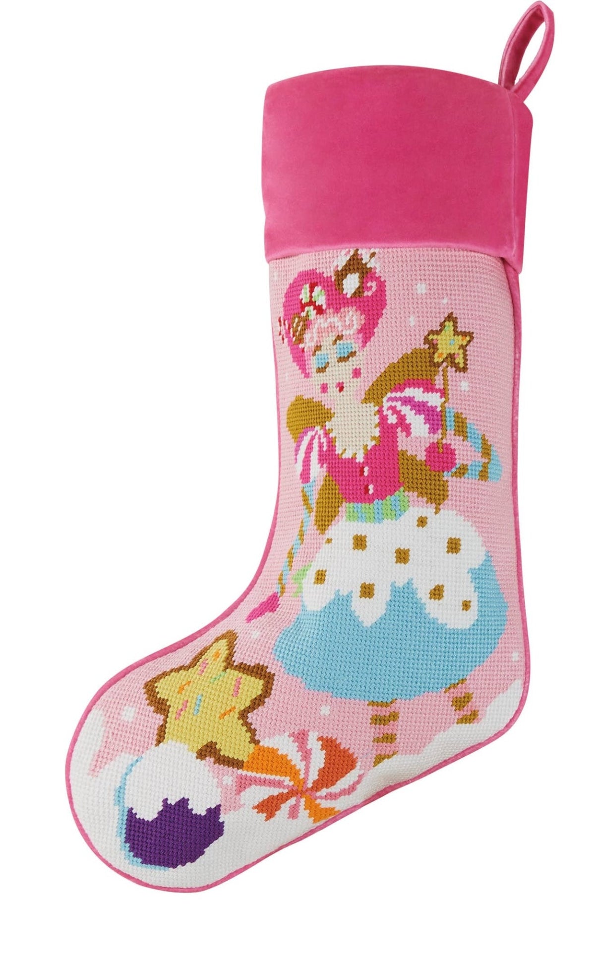 Peking Handicraft_Sugar Plum Embroidered Stocking_1