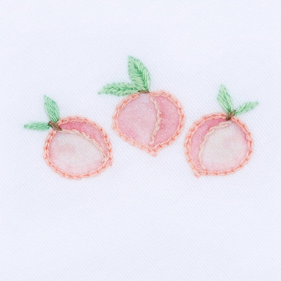 Summer Peaches Embroidered Dress - Magnolia BabyDress