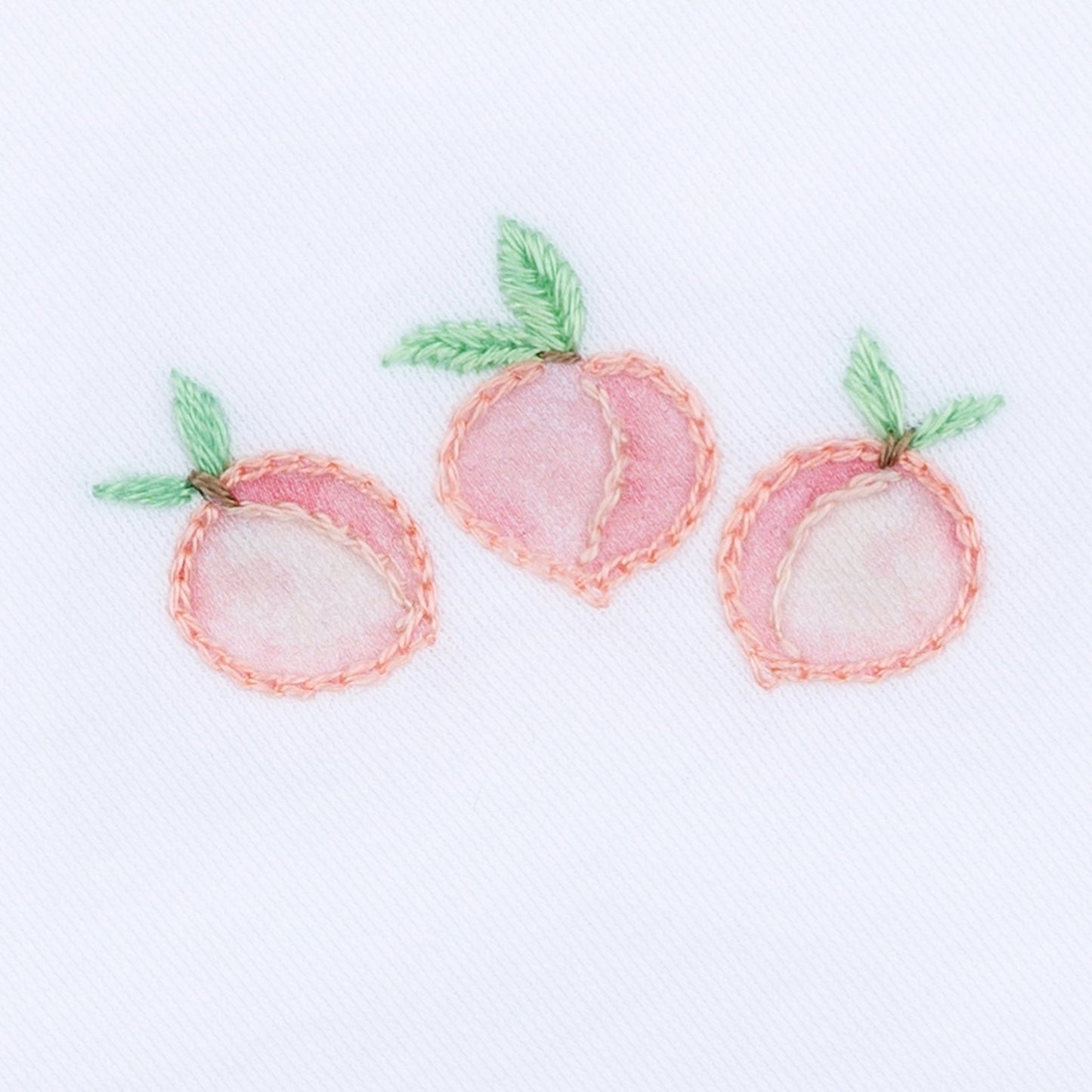 Summer Peaches Embroidered Hat - Magnolia BabyHat