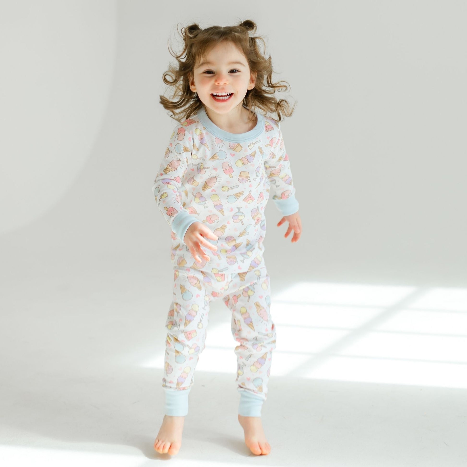 Sundae Funday Long Pajamas - Magnolia BabyLong Pajamas