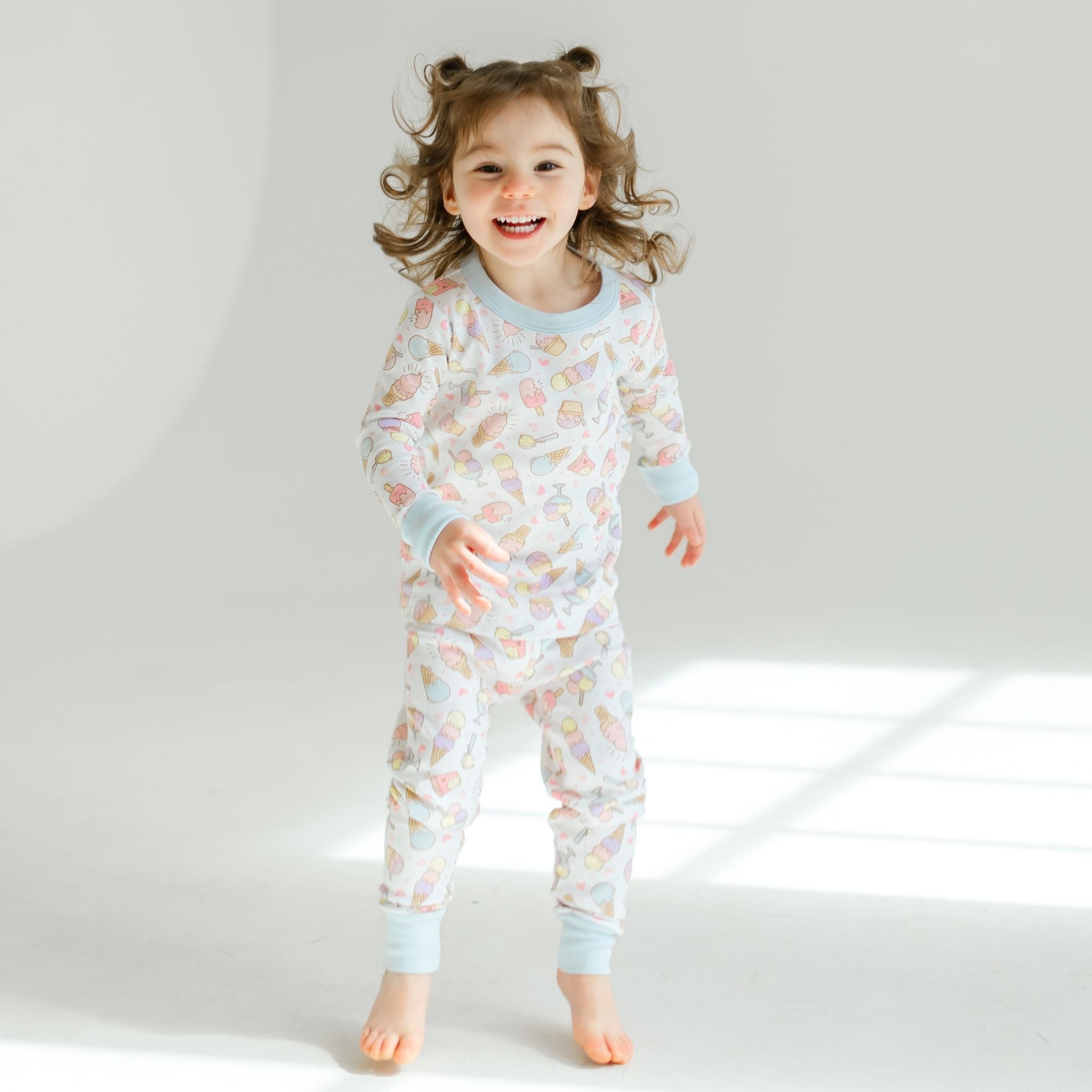 Sundae Funday Long Pajamas - Magnolia BabyLong Pajamas