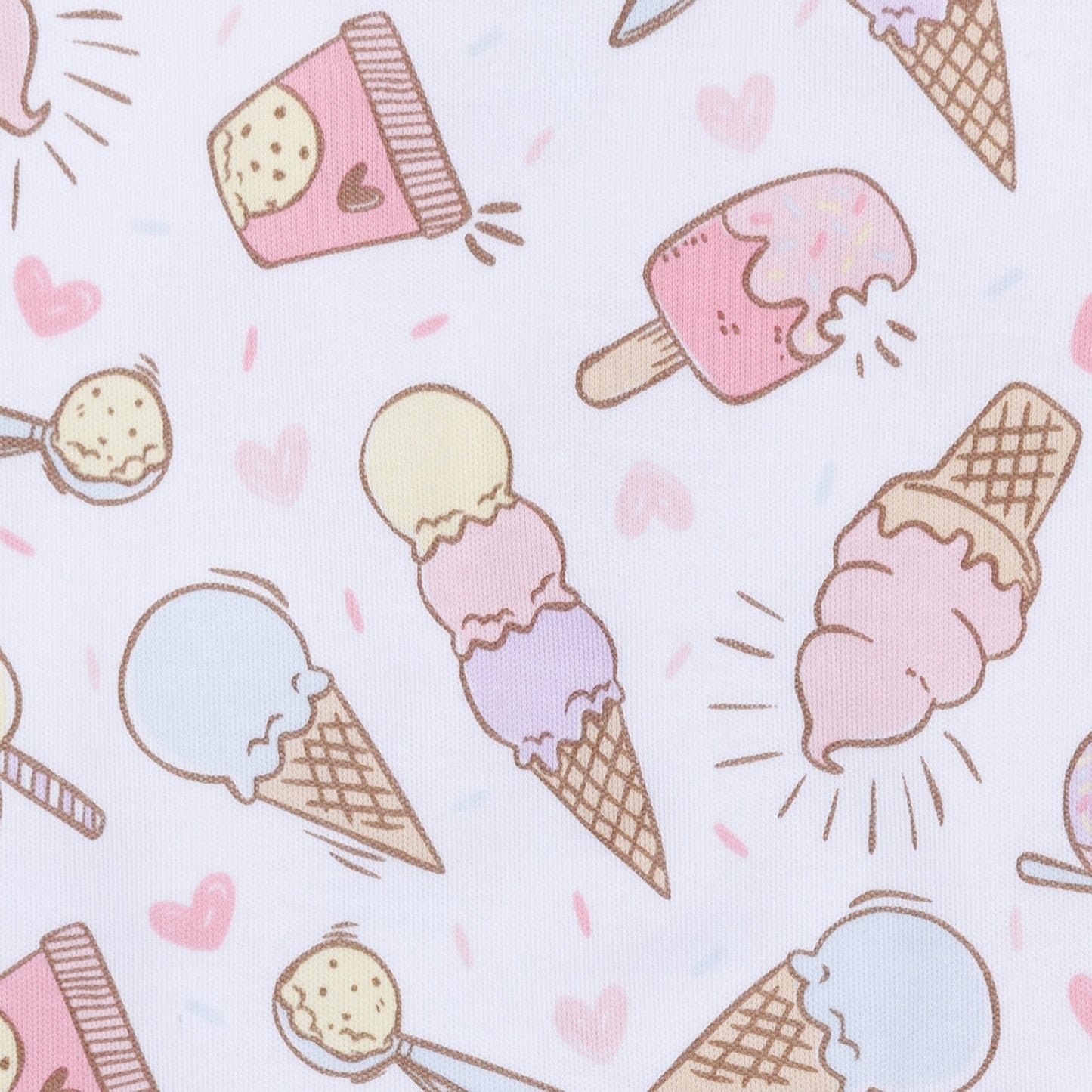 Sundae Funday Long Pajamas - Magnolia BabyLong Pajamas