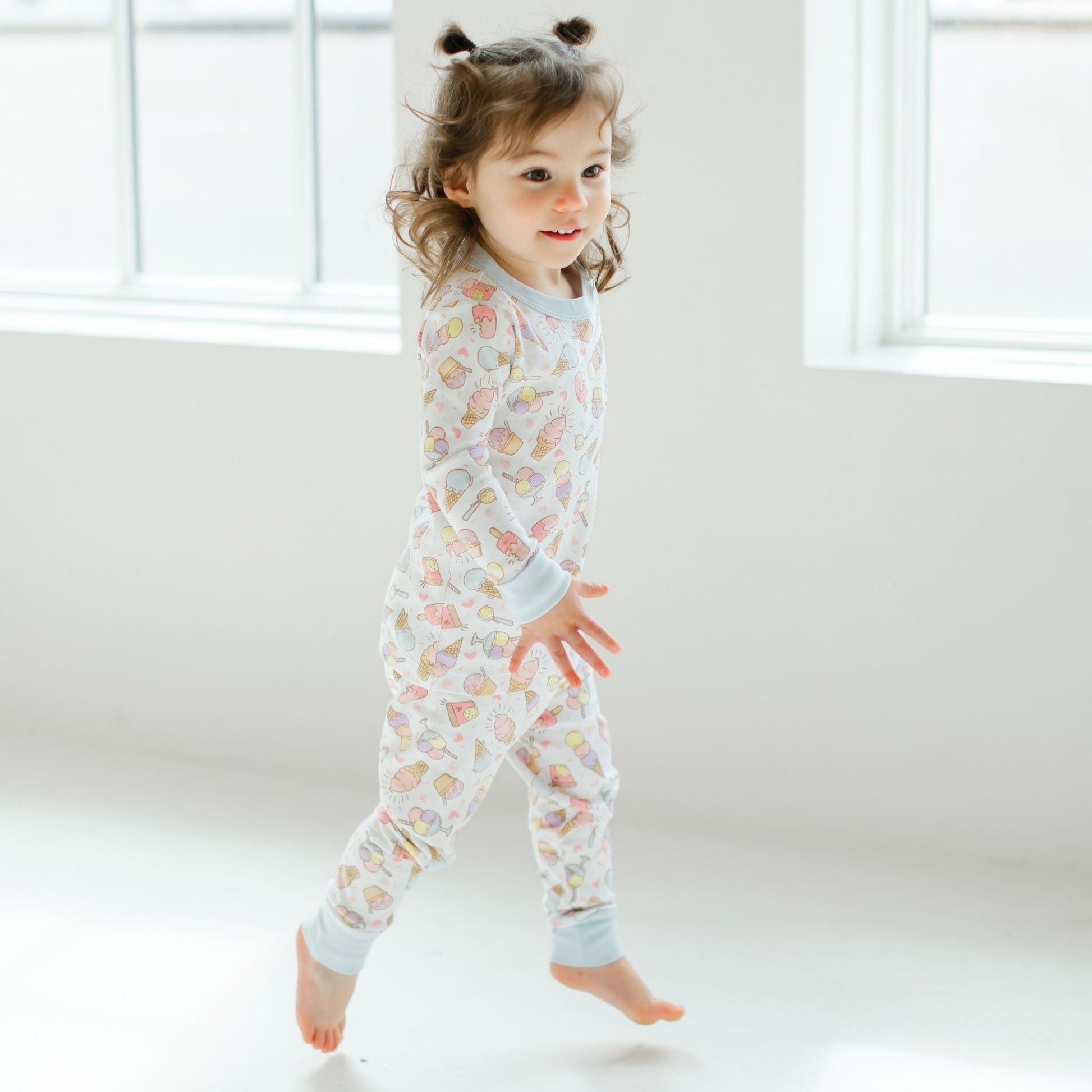 Sundae Funday Long Pajamas - Magnolia BabyLong Pajamas
