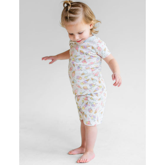 Sundae Funday Short Pajamas - Magnolia BabyShort Pajamas