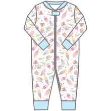  Sundae Funday Zip Pajamas - Magnolia BabyZipper Pajamas