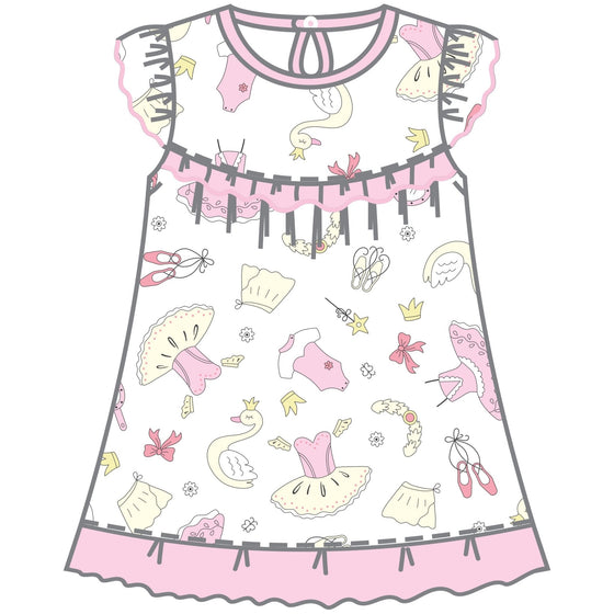 Swan Lake Flutters Dress - Magnolia BabyDress