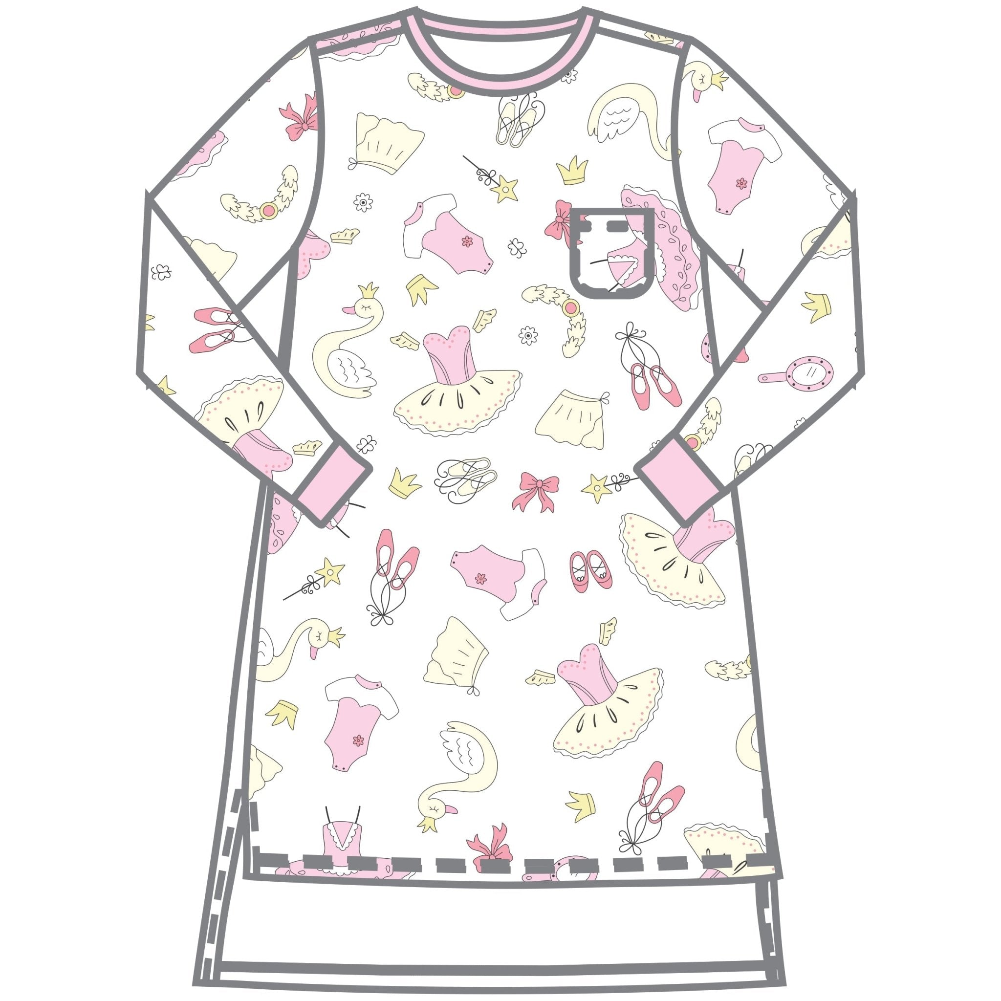 Swan Lake Nightdress - Magnolia BabyNightdress